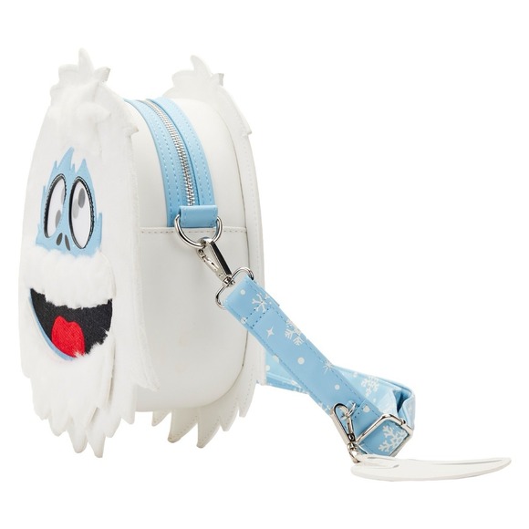 NWT Loungefly Rudolph Reindeer Abdominal Snowman Bumble Cross Body Bag - Picture 2 of 5